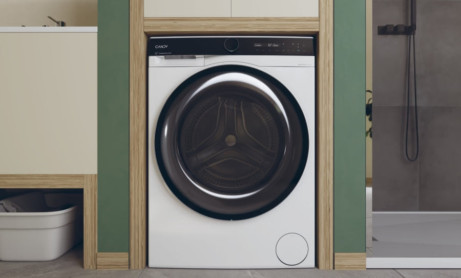 Lave-linge hublot Candy ProWash 700 BS 412B8-S blanc de 12 kg, vue 9