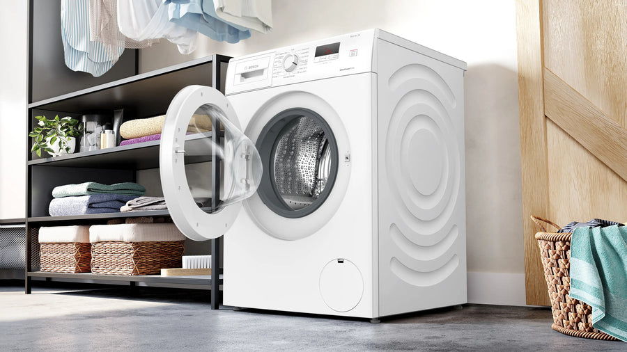 Lave-linge hublot Bosch WGE02407FR blanc de 7 kg à chargement frontal, vue 5