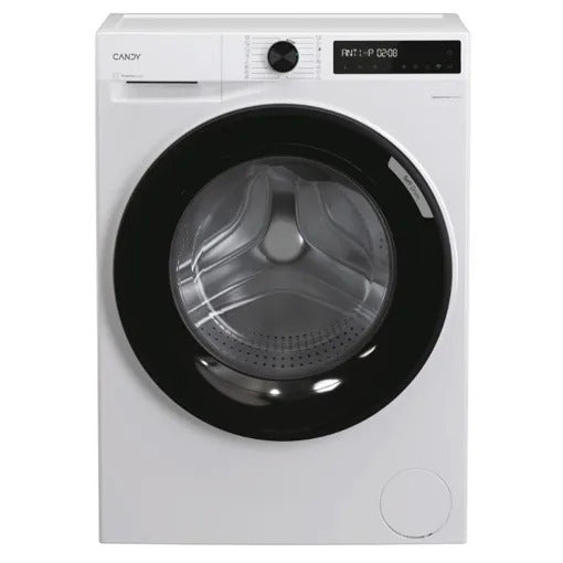 Lave-linge hublot Candy BR 411BL9-S 11 kg blanc à hublot noir, vue 2