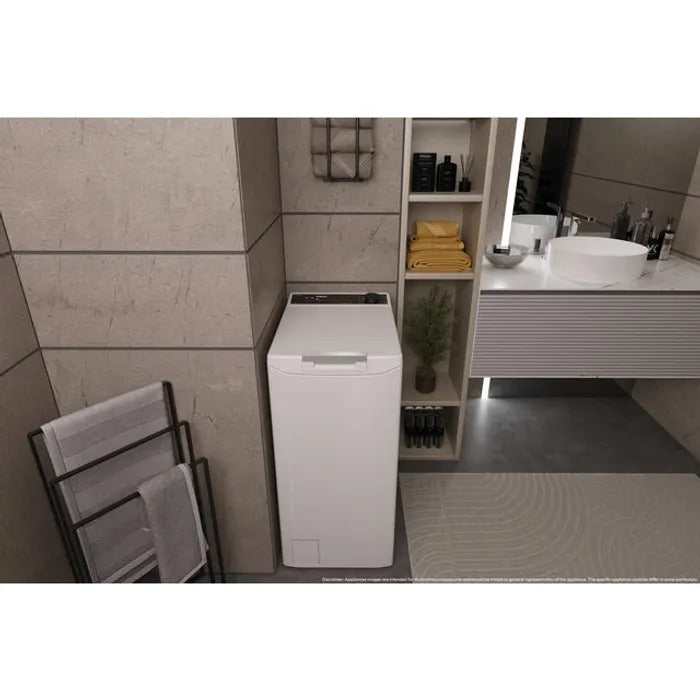 Lave-linge top Haier THASN276TM6-S blanc de 7 kg à chargement par le dessus, vue 6