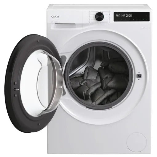 Lave-linge hublot Candy BR 411BL9-S 11 kg blanc à hublot noir, vue 6