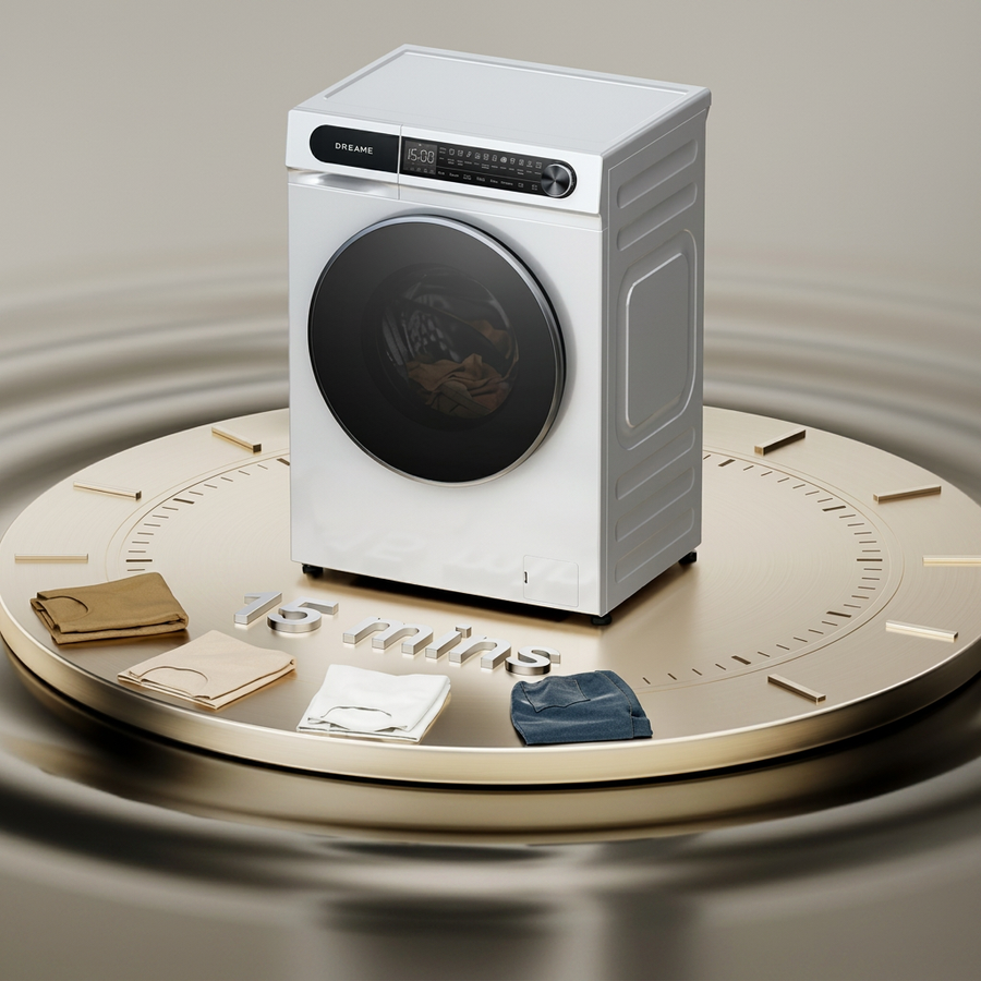 Lave-linge hublot Dreame S DRWASHS8KG blanc ultra-mince de 8 kg, vue 10