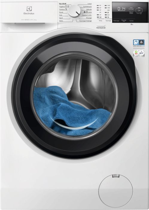 Lave-linge hublot blanc Electrolux EW6FI4805AR 8 kg, vue 2