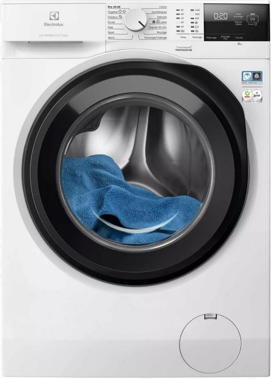 Lave-linge hublot Electrolux EW6FI4112RA blanc, 10 kg