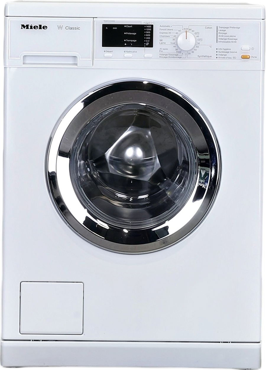 Lave-linge hublot blanc Miele WDA 100 7 kg vu de face