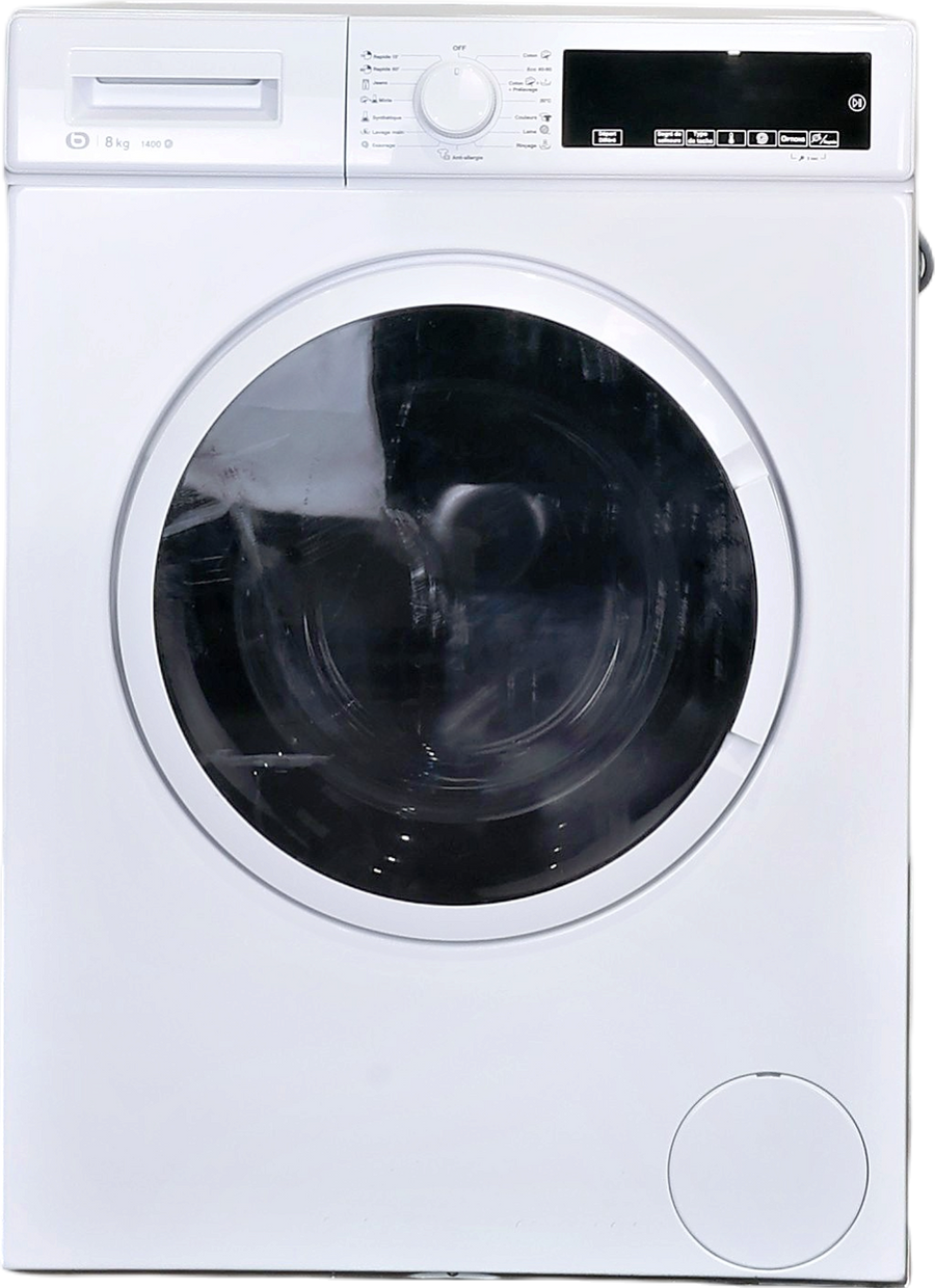 Lave-linge hublot blanc Essentiel B ELF814-3b 8 kg
