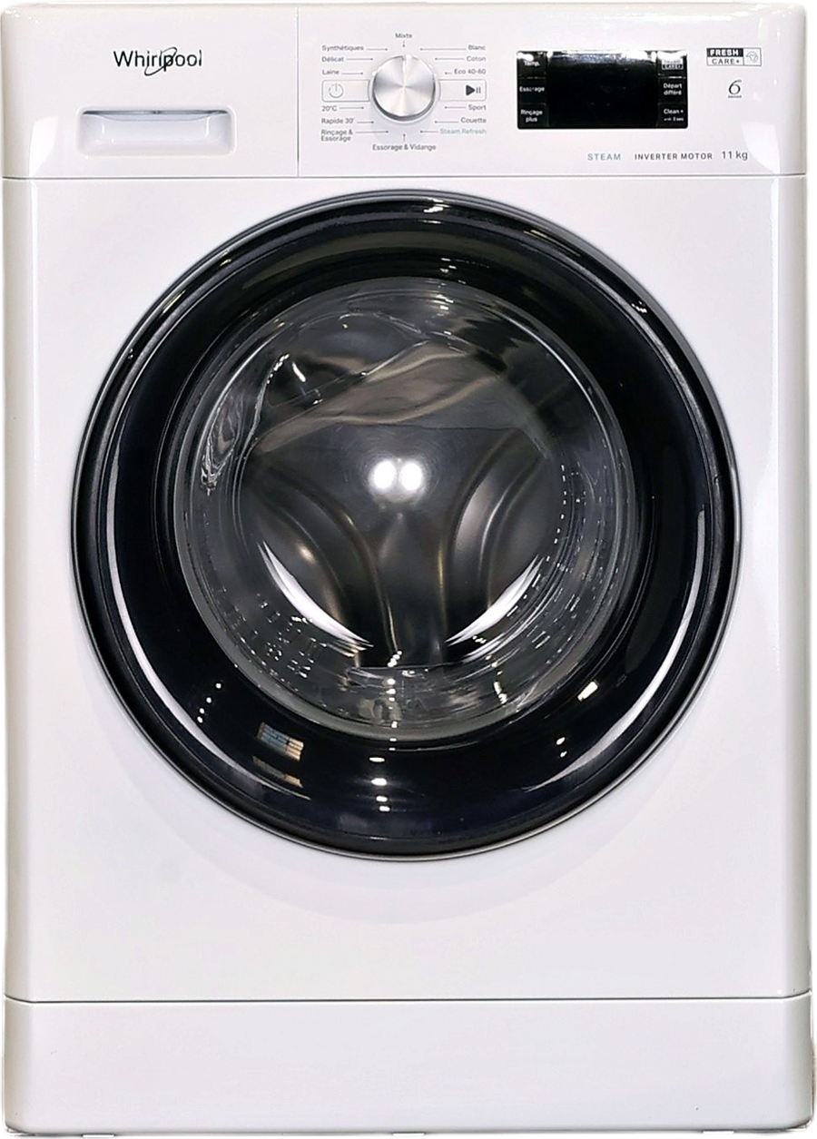 Lave-linge hublot reconditionné Whirlpool FFBB11489BVFR blanc, 11 kg