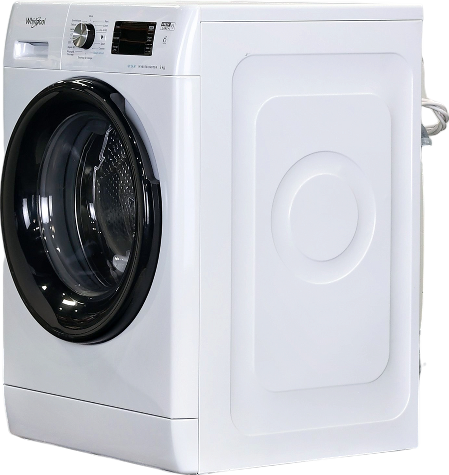 Lave-linge hublot blanc Whirlpool FFBP9489BVFR 9 kg, vue 3