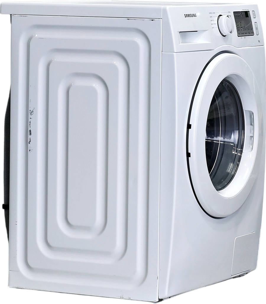 Lave-linge hublot blanc Samsung WW80J3483KW 8 kg, vue 2
