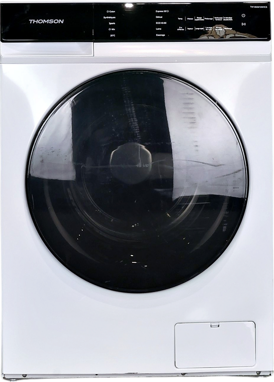 Lave-linge hublot blanc Thomson TW148AM10WHCS 8 kg
