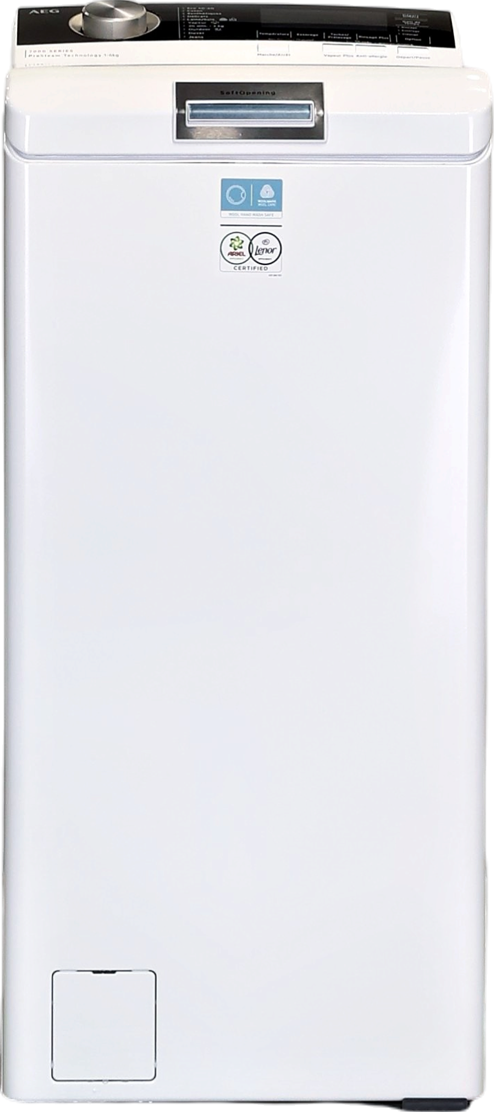 Lave-linge top reconditionné AEG LTR7C6151A blanc, 6 kg, chargement par le dessus