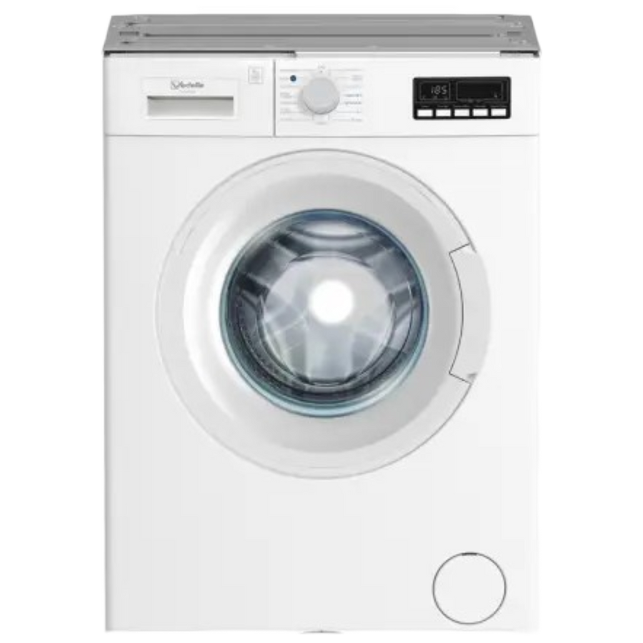 Lave-linge hublot blanc Vedette LFV484QWT 8 kg vu de face