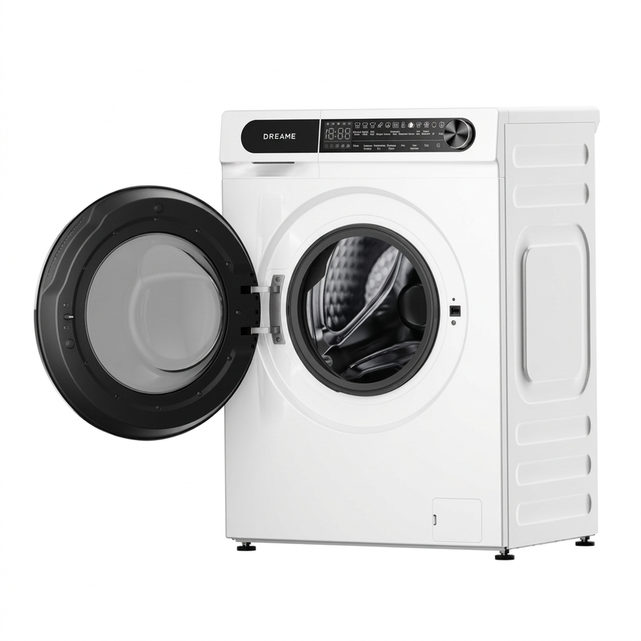 Lave-linge hublot Dreame S DRWASHS8KG blanc ultra-mince de 8 kg, vue 6