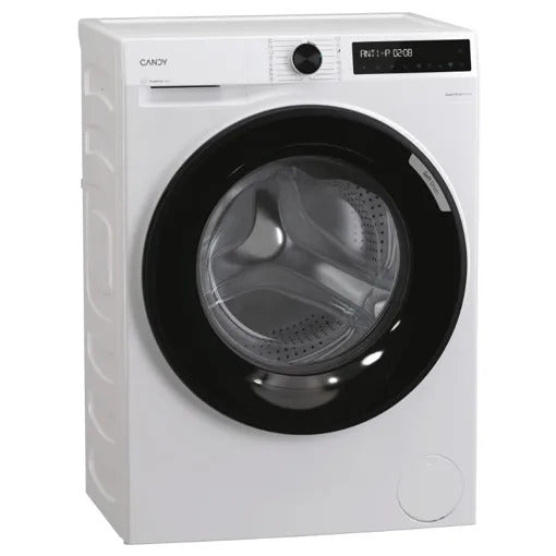 Lave-linge hublot Candy BR 411BL9-S 11 kg blanc à hublot noir, vue 3