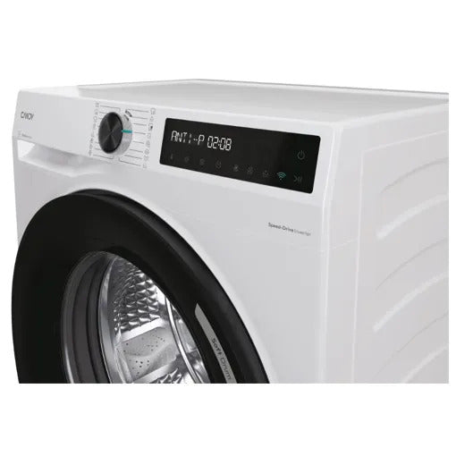 Lave-linge hublot Candy BR 411BL9-S 11 kg blanc à hublot noir, vue 5