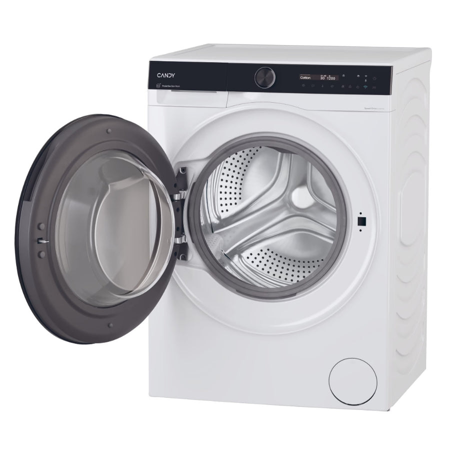 Lave-linge hublot Candy ProWash 700 BS 412B8-S blanc de 12 kg, vue 3