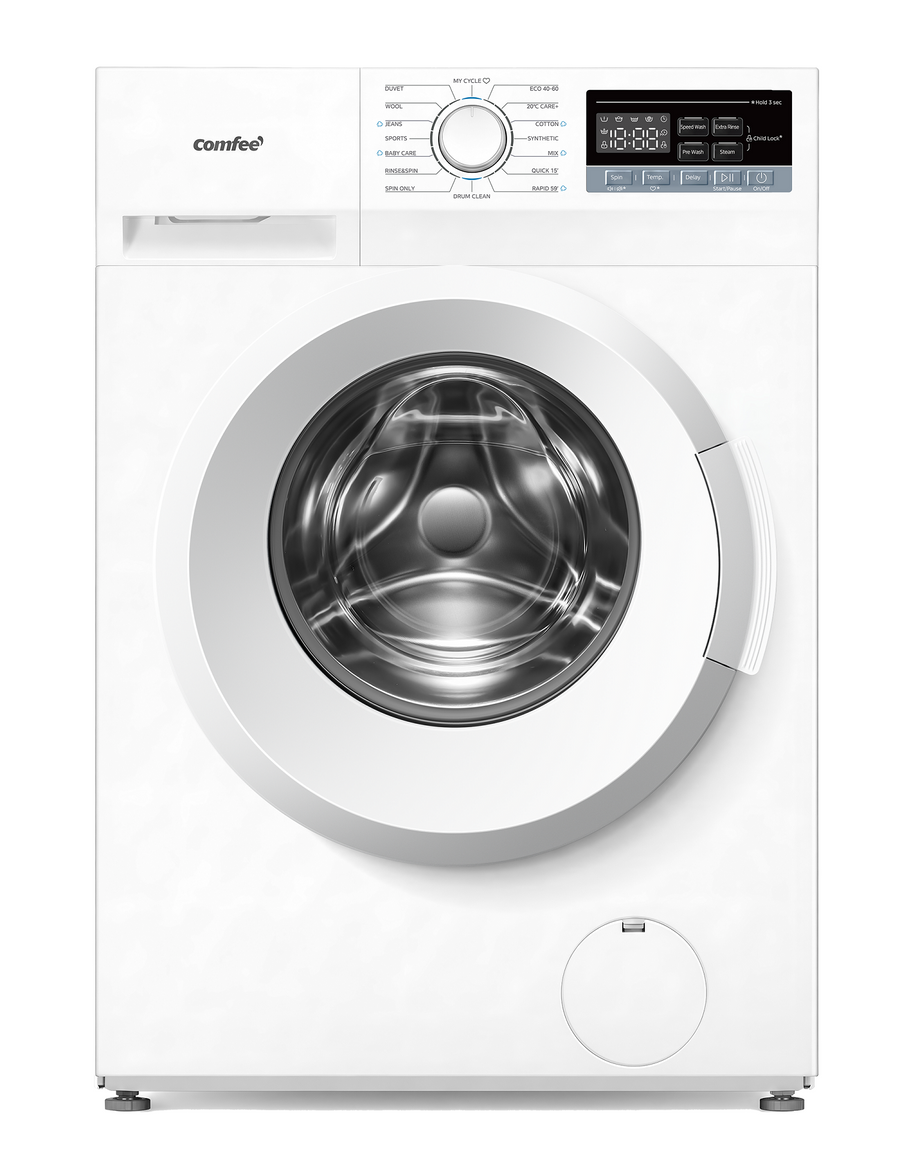 Lave-linge hublot Comfee' CFP01EW70W-JD 7 kg blanc, profondeur 40 cm