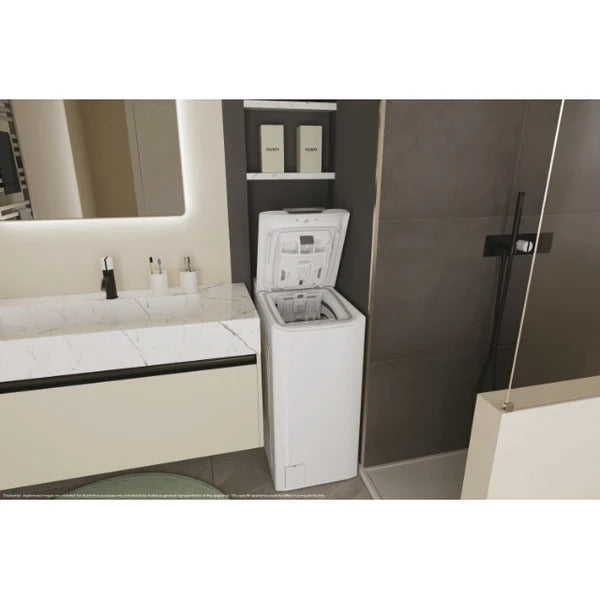 Lave-linge à chargement par le dessus Candy ProWash 500 TCA464TM4-S blanc, vue 7