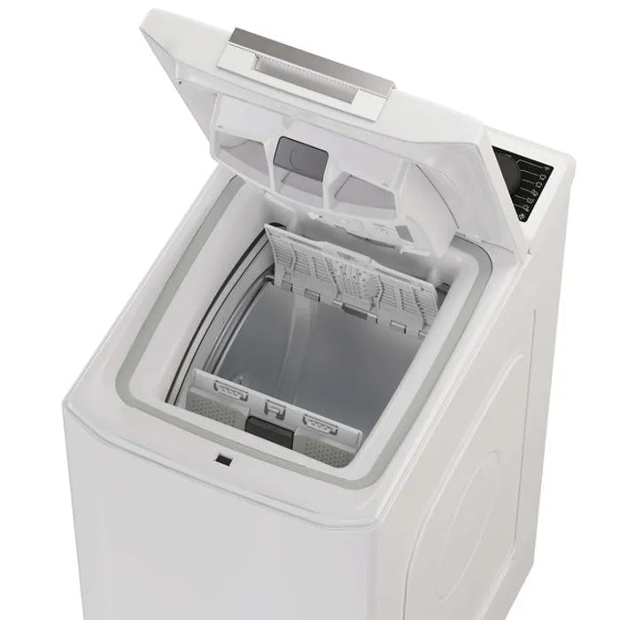 Lave-linge top Haier THASN276TM6-S blanc de 7 kg à chargement par le dessus, vue 3