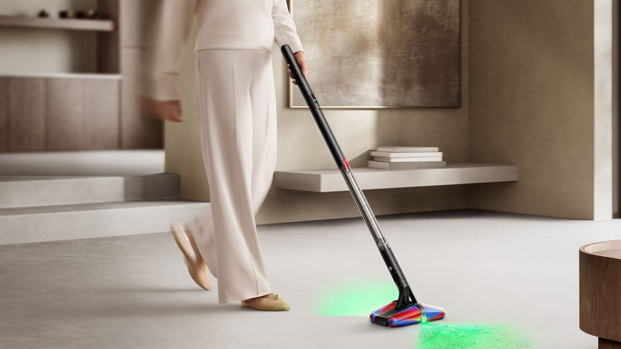 Aspirateur balai sans fil Dyson PencilVac Fluffycones noir mat ultra-fin, vue 4