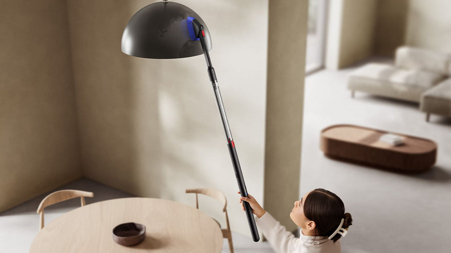 Aspirateur balai sans fil Dyson PencilVac Fluffycones noir mat ultra-fin, vue 5
