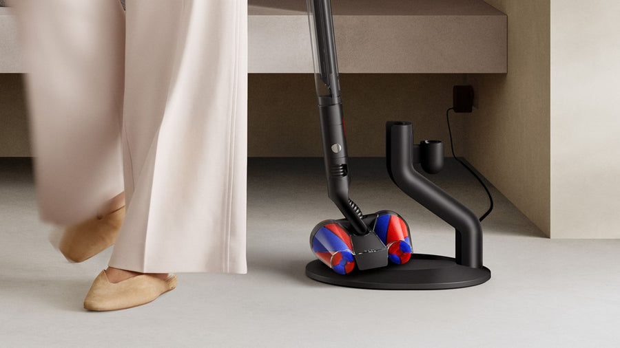Aspirateur balai sans fil Dyson PencilVac Fluffycones noir mat ultra-fin, vue 8