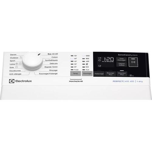 Lave-linge top reconditionné Electrolux EW6T3264AK blanc, largeur 39,7 cm, vue 2