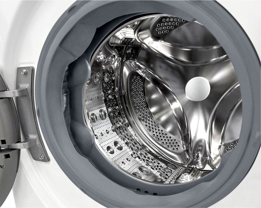 Lave-linge séchant blanc LG F964R71WRST 9 kg vu de face, vue 4