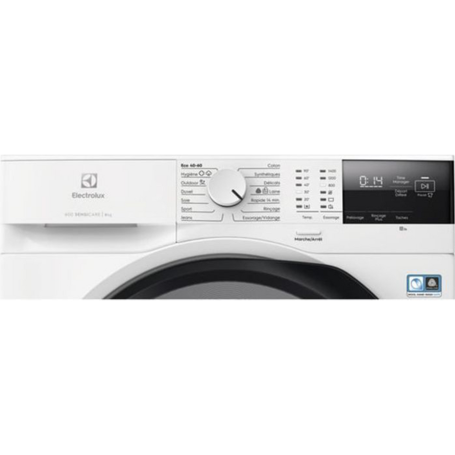 Lave-linge hublot blanc Electrolux EW6FI4805AR 8 kg