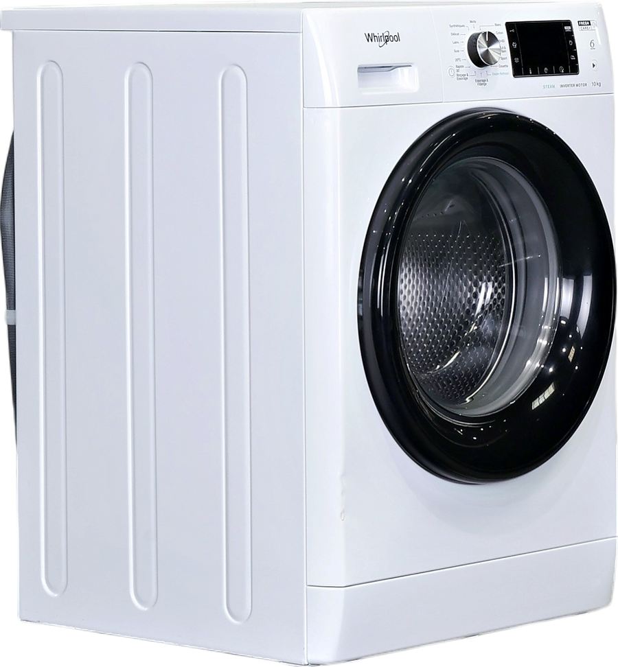 Lave-linge hublot reconditionné Whirlpool FFDB10469BVFR blanc, 10 kg, vue 2