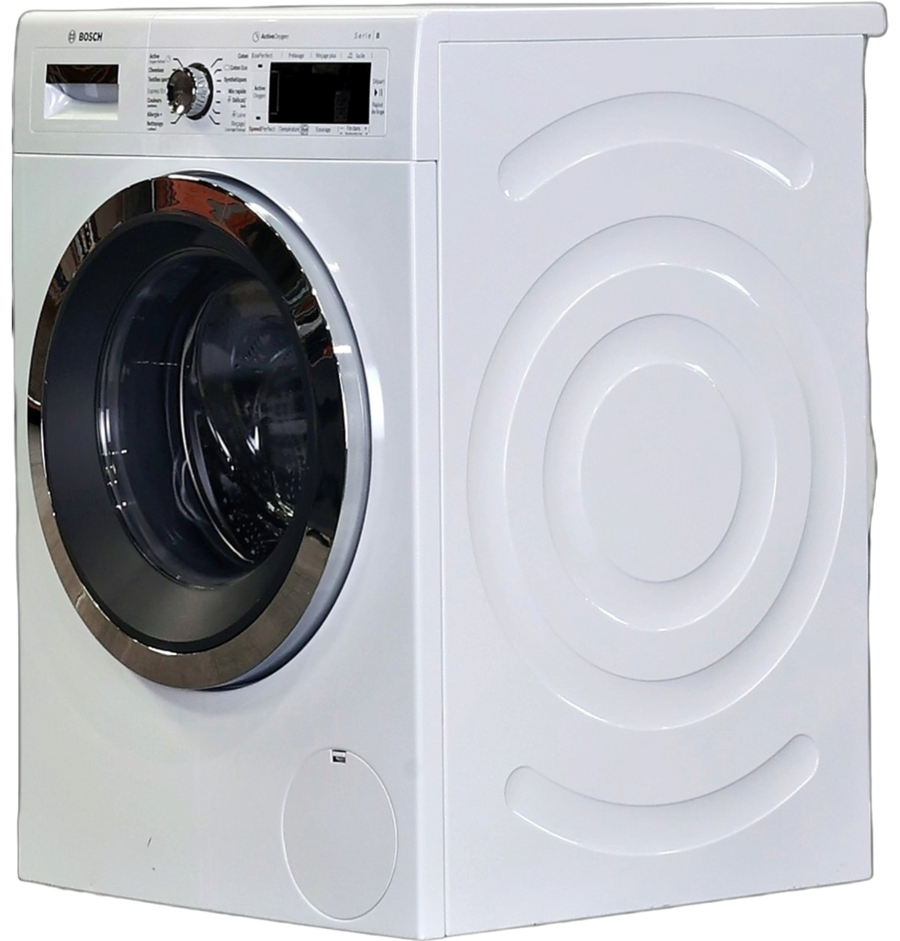 Lave-linge hublot blanc Bosch WAW28750FF 9 kg vu de face, vue 3