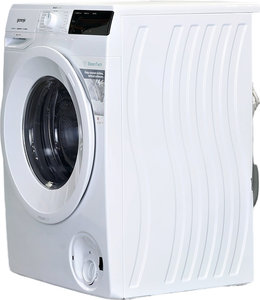 Lave-linge hublot blanc Gorenje WEI84CS 8 kg vu de face, vue 3