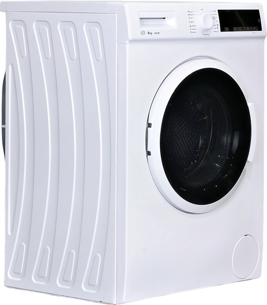 Lave-linge hublot blanc Essentiel B ELF814-3b 8 kg, vue 2