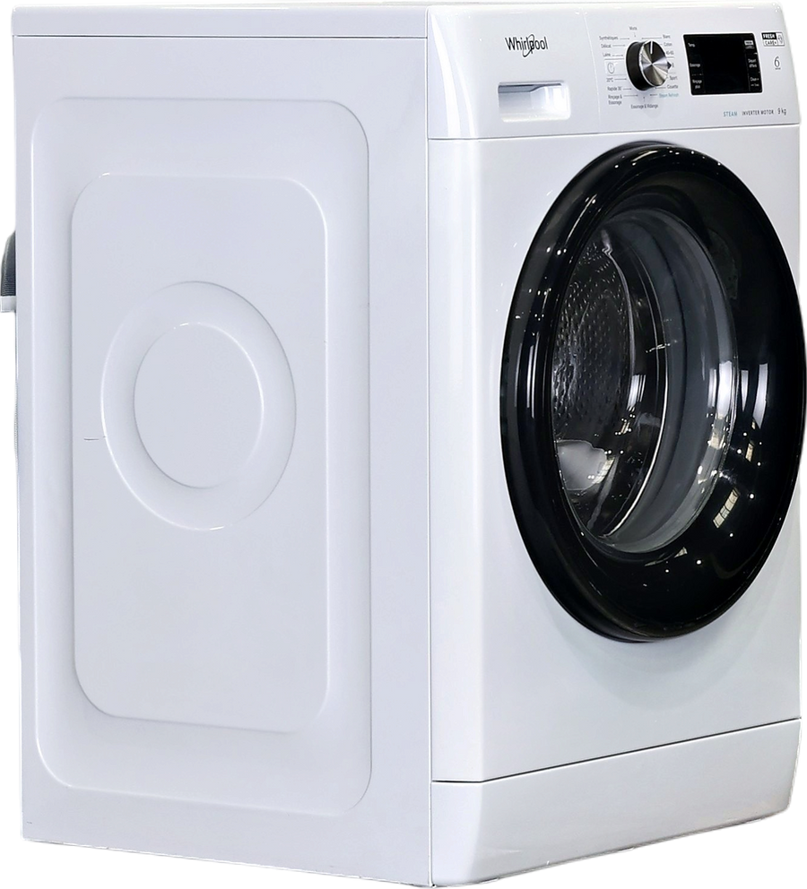 Lave-linge hublot blanc Whirlpool FFBP9489BVFR 9 kg, vue 2