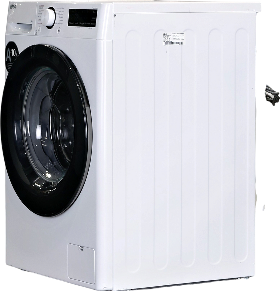 Lave-linge hublot blanc LG F94R35WHS 9 kg vu de face, vue 3