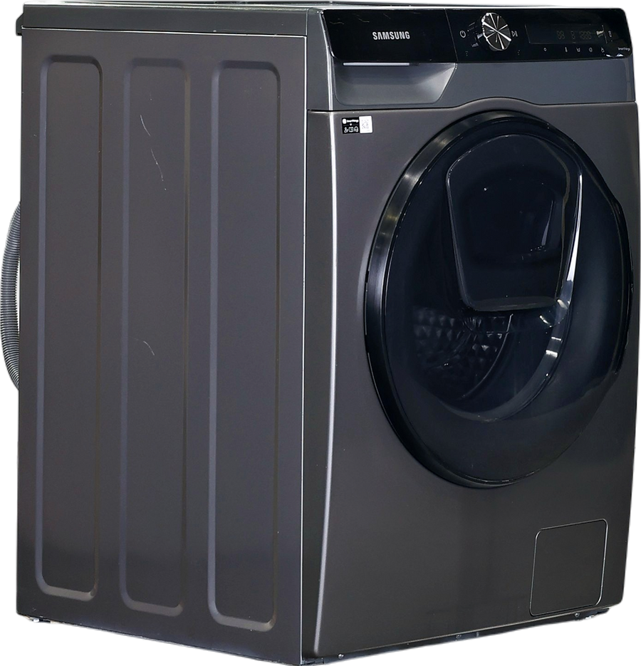 Lave-linge séchant gris Samsung WD80T554DBX 8 kg, vue 2