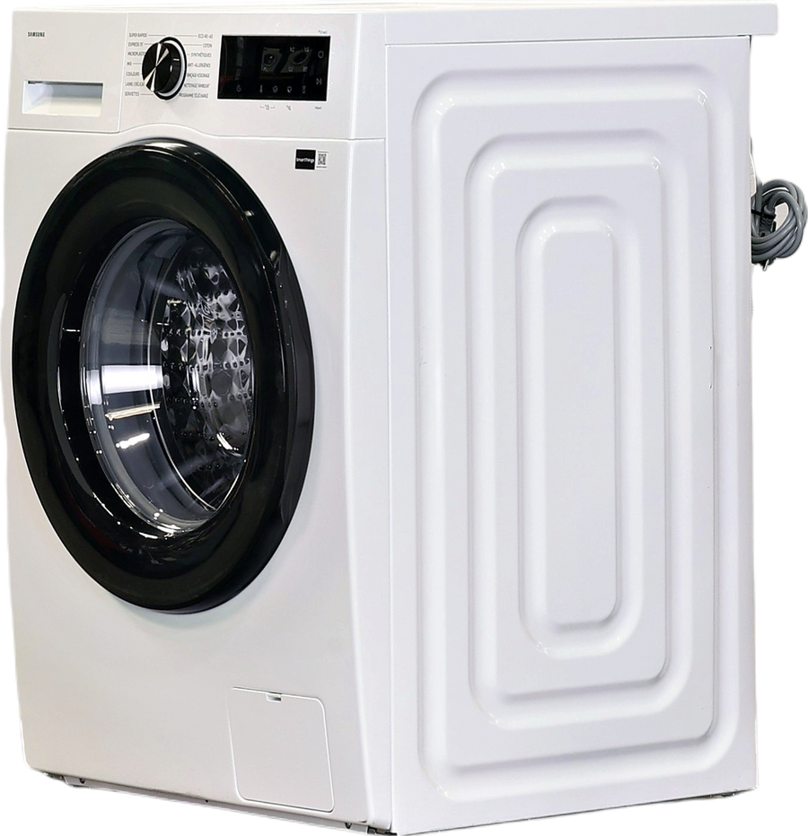 Lave-linge hublot reconditionné Samsung WW10FG5U34AE blanc, 10 kg, vue 3