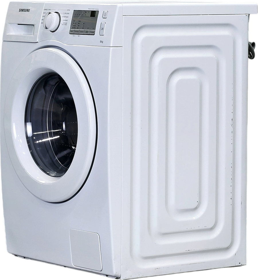 Lave-linge hublot blanc Samsung WW80J3483KW 8 kg, vue 3