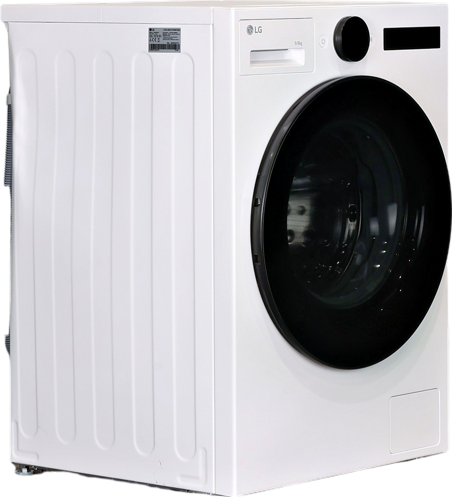 Lave-linge séchant blanc mat LG F964X76WSTA 9 kg, vue 2