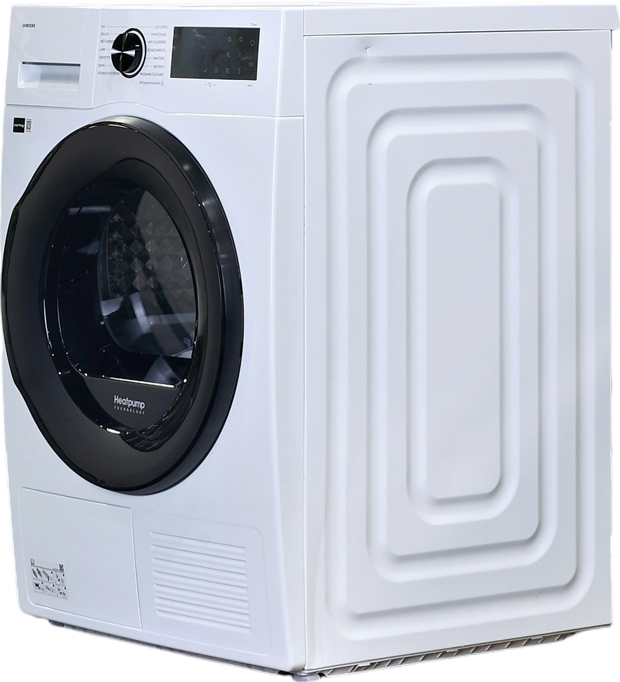 Sèche-linge pompe à chaleur reconditionné Samsung DV90DG52A0AE blanc, 9 kg, connecté, vue 3