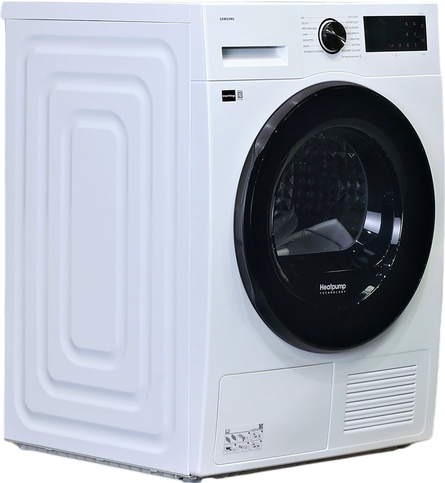 Sèche-linge pompe à chaleur reconditionné Samsung DV90DG52A0AE blanc, 9 kg, connecté, vue 2