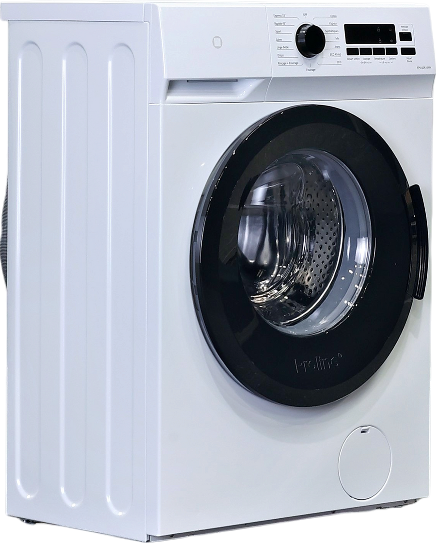 Lave-linge hublot blanc Proline FP6120A10WH 6 kg, faible profondeur, vue 2