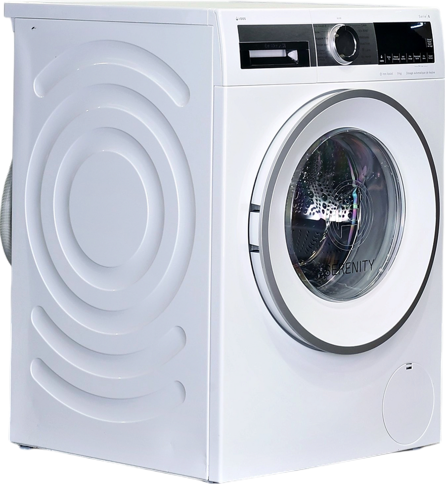 Lave-linge hublot blanc Bosch WGG244FSFR 9 kg vu de face, vue 2