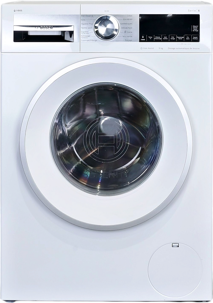 Lave-linge hublot blanc Bosch WGG244FSFR 9 kg vu de face