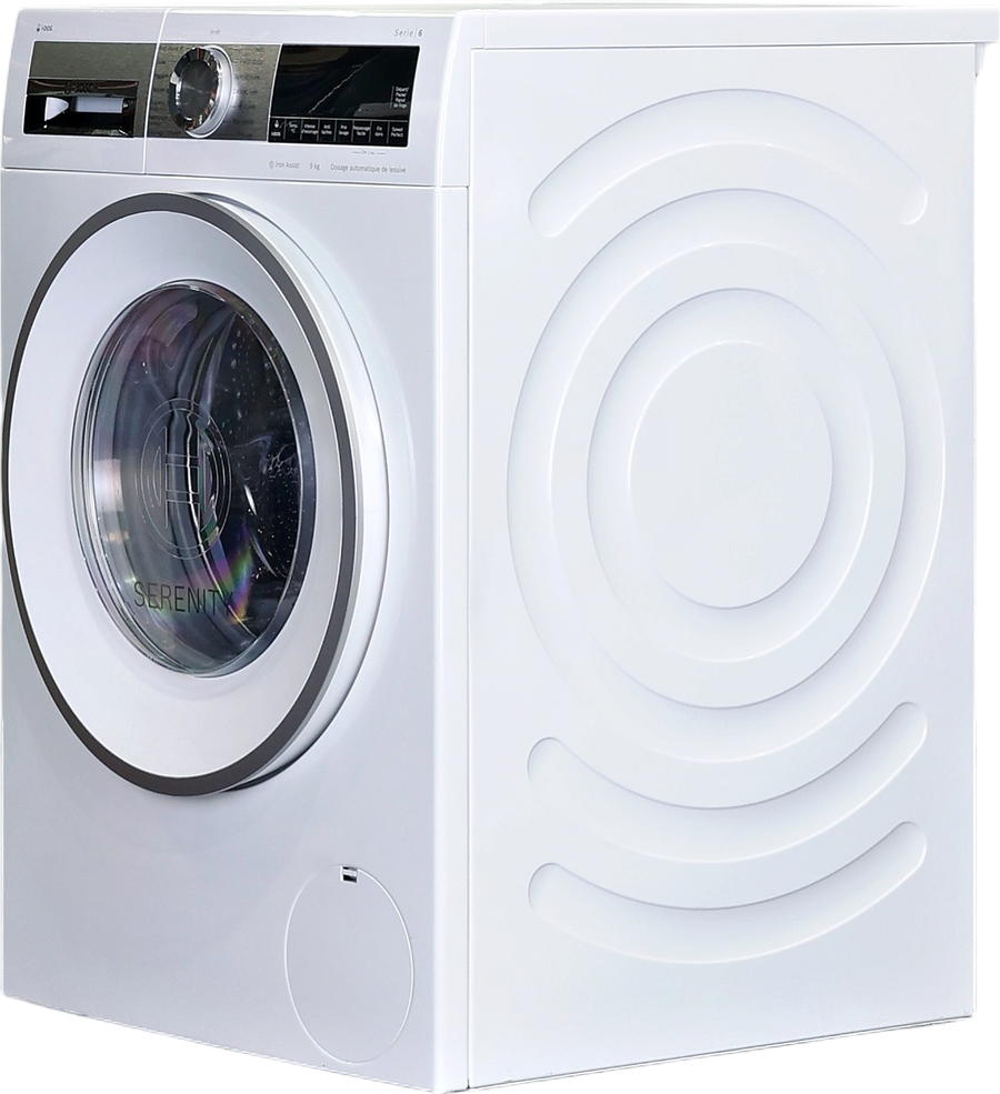 Lave-linge hublot blanc Bosch WGG244FSFR 9 kg vu de face, vue 3