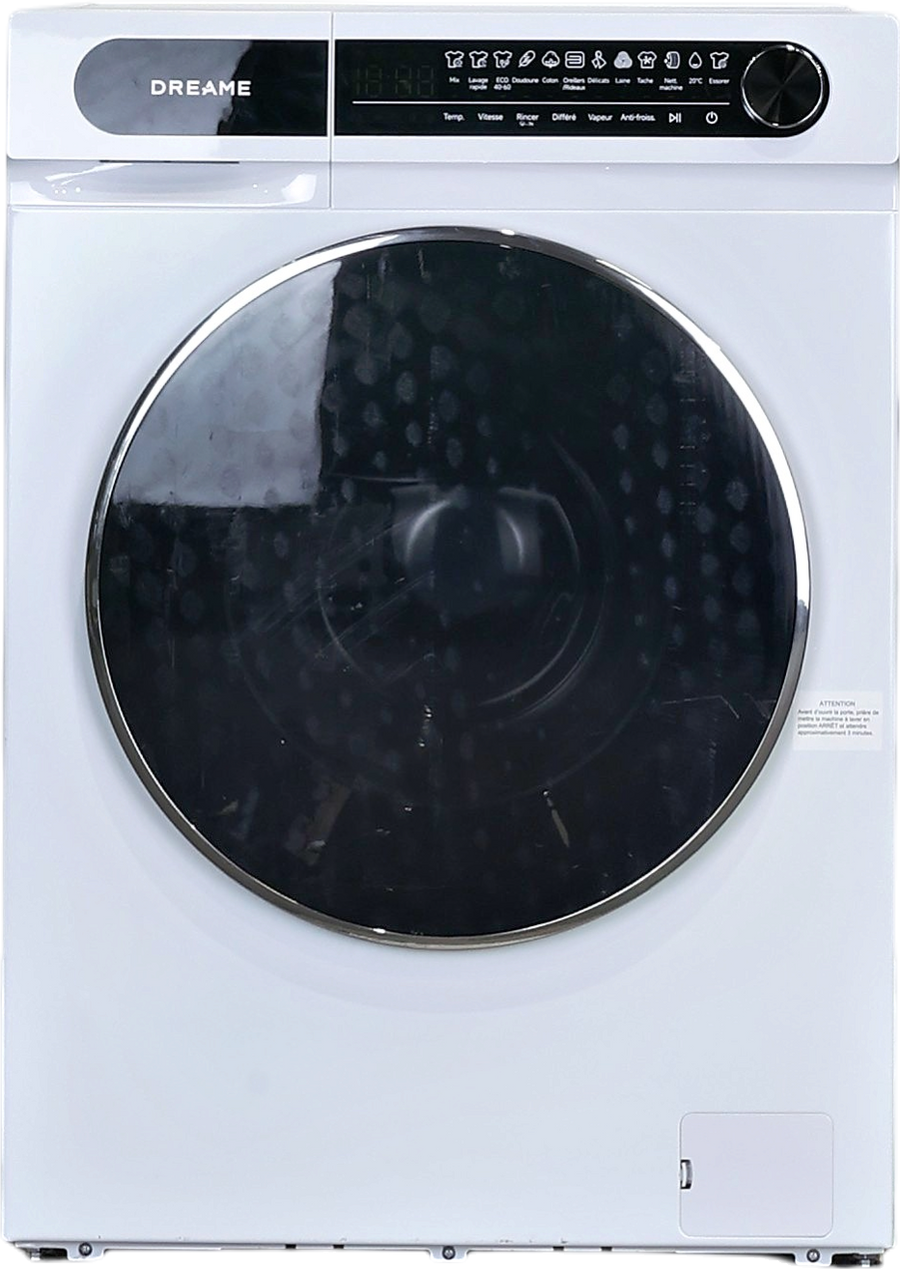 Lave-linge hublot Dream DWF08S50WAEE 8 kg, faible profondeur