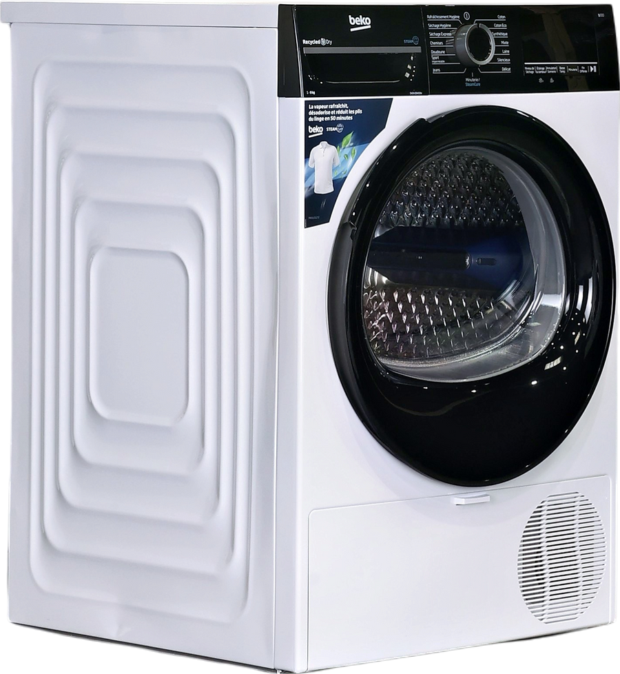 Sèche-linge pompe à chaleur reconditionné Beko D43H29493W blanc, 9 kg, vue 2