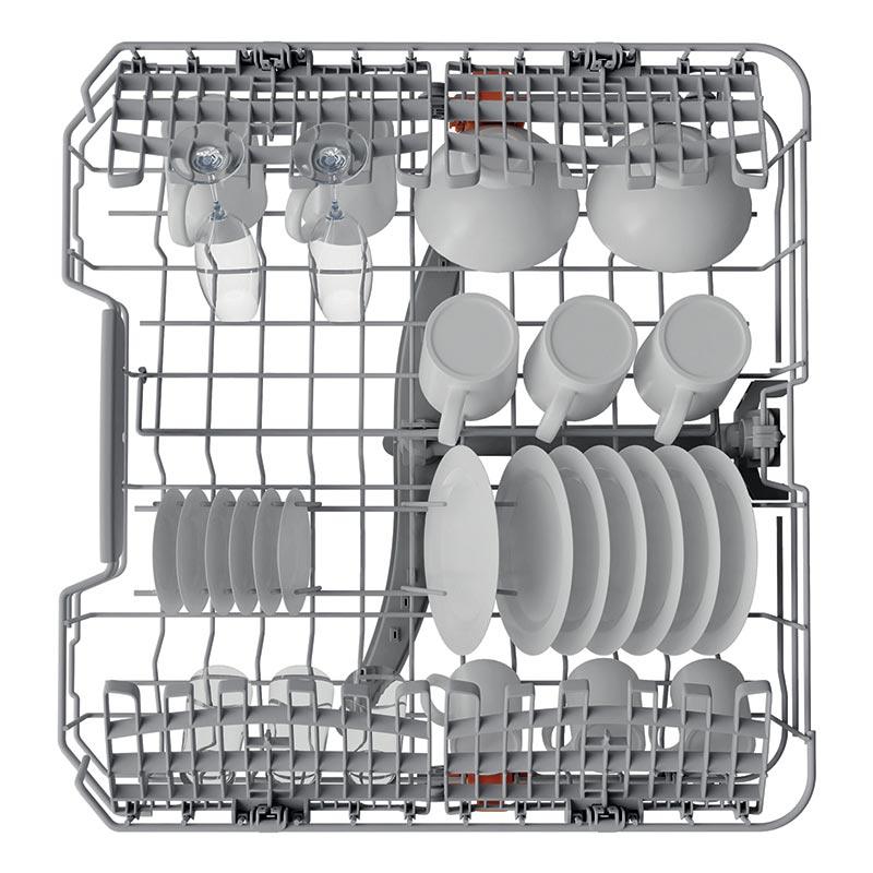 Lave-vaisselle semi-intégrable Hotpoint HA3PB14BN7A0X de 60 cm, vue 5