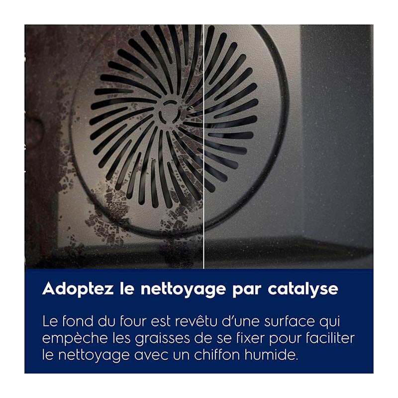 Four encastrable catalyse Electrolux EOF3C40TH 72 L noir mat, vue 4