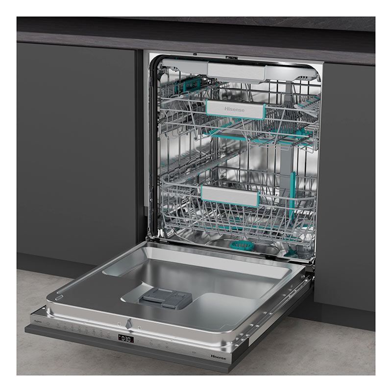 Lave-vaisselle tout intégrable Hisense HV673B66 de 60 cm, 16 couverts, vue 2